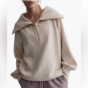 Varley Vine Half Zip | Taupe | XS